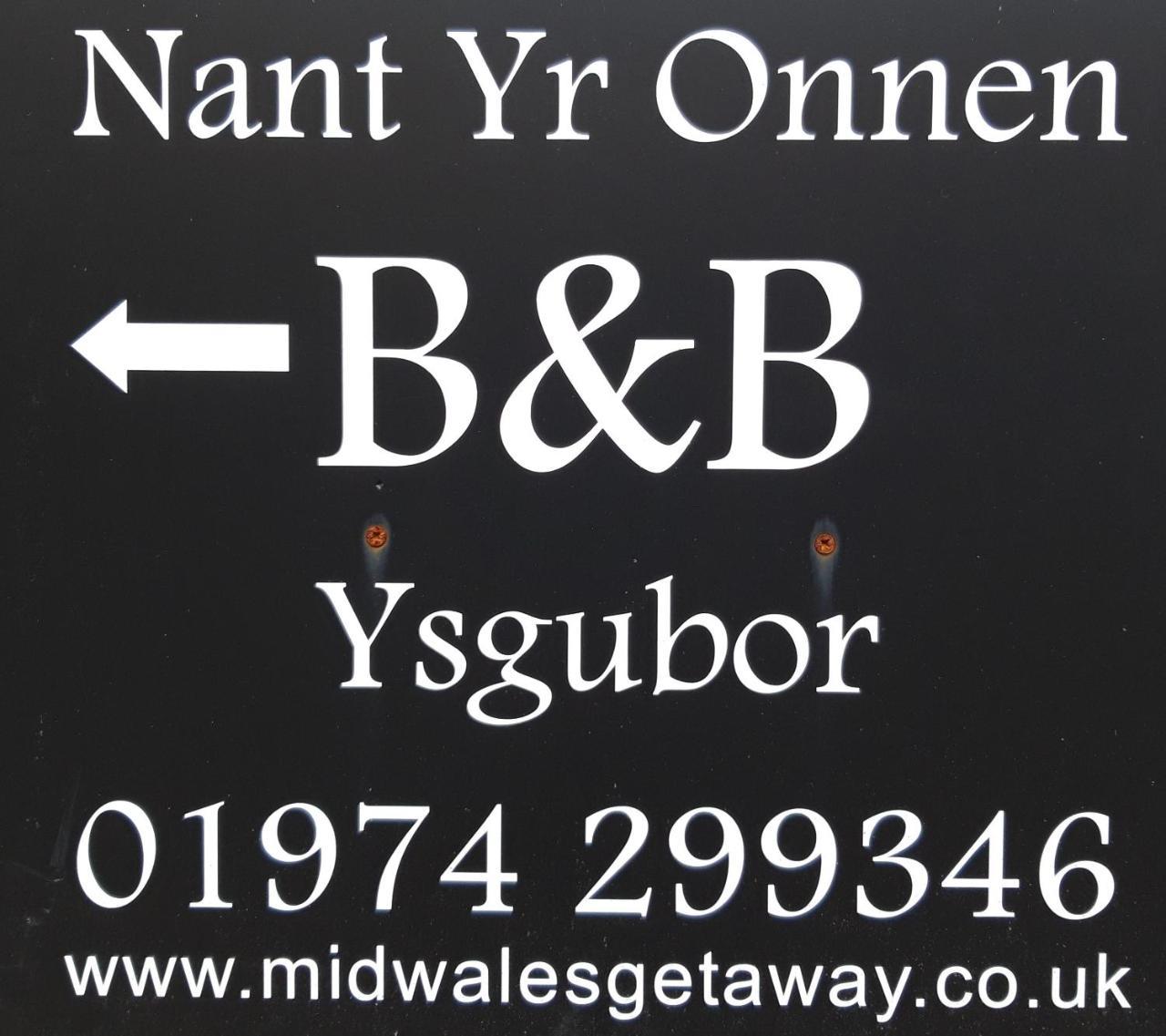 Nant Yr Onnen B&B And Holiday Cottage Tregaron Eksteriør billede